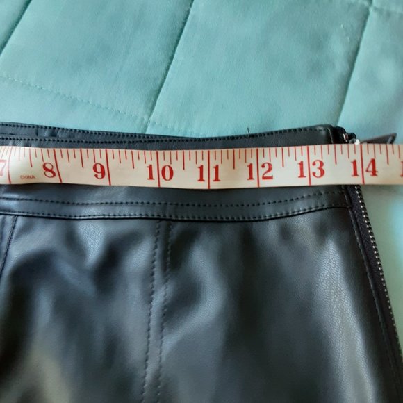 Le Château Faux Leather Skirt - Picture 9 of 11